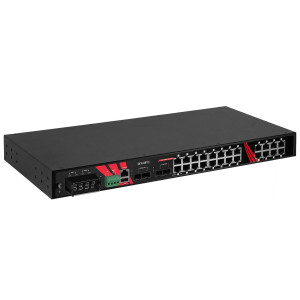 Antaira LMP-2804G-4XS (-24 -T) 28-Port Managed Gigabit PoE Switch, four 1G/2.5G/10G SFP+ Slots